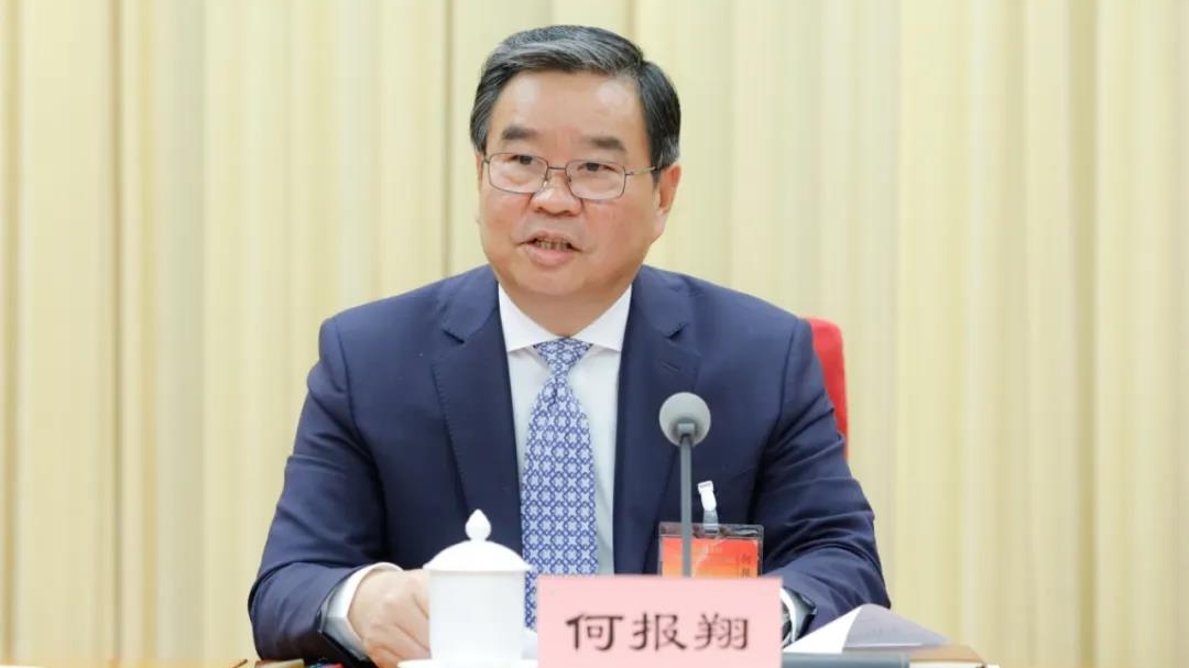 全国政协副主席、民革中央常务副主席何报翔主持开幕会