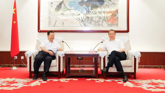 郑建邦会见中共北京市东城区委书记一行