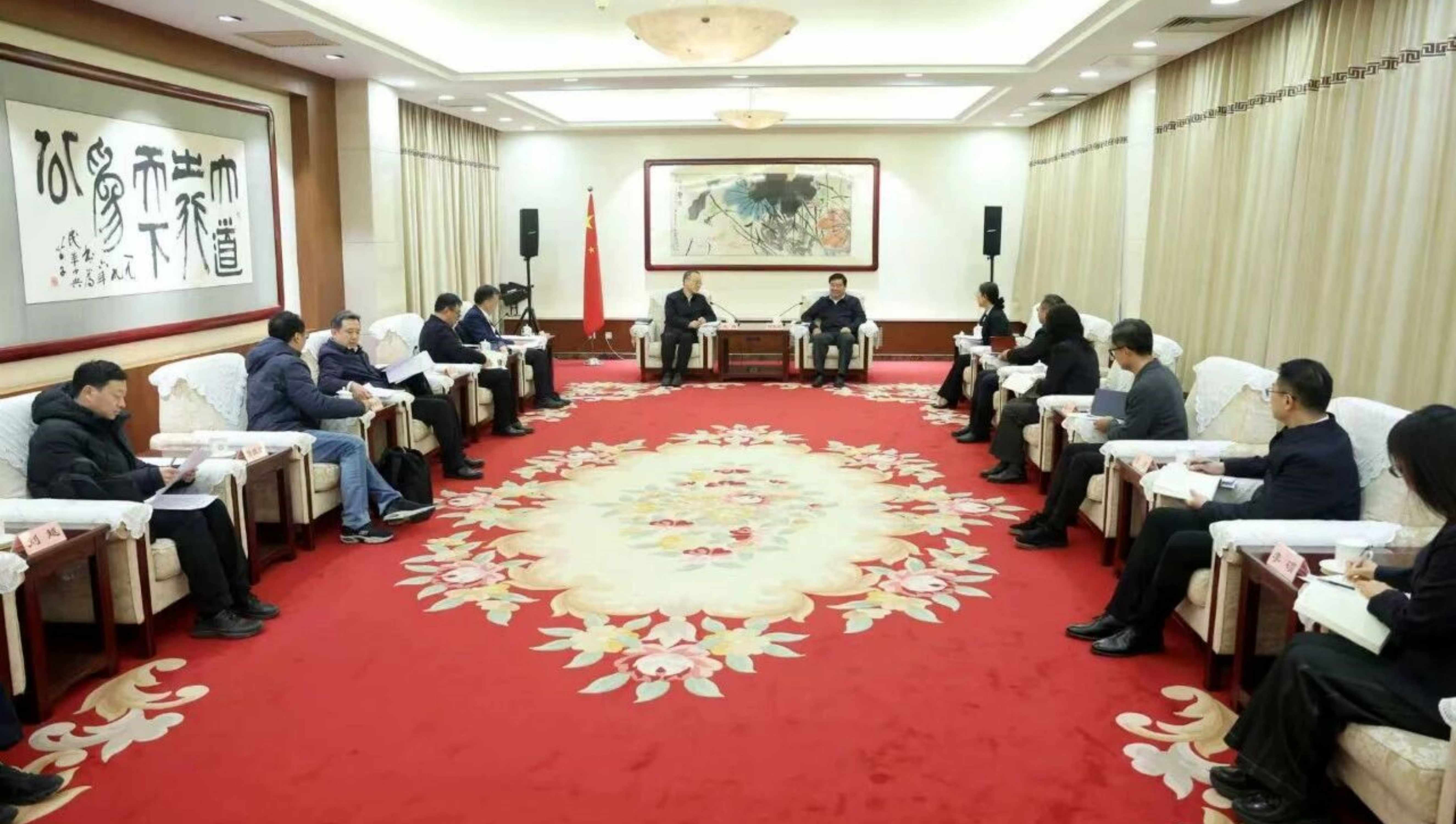 何報翔會見科技部副部長一行