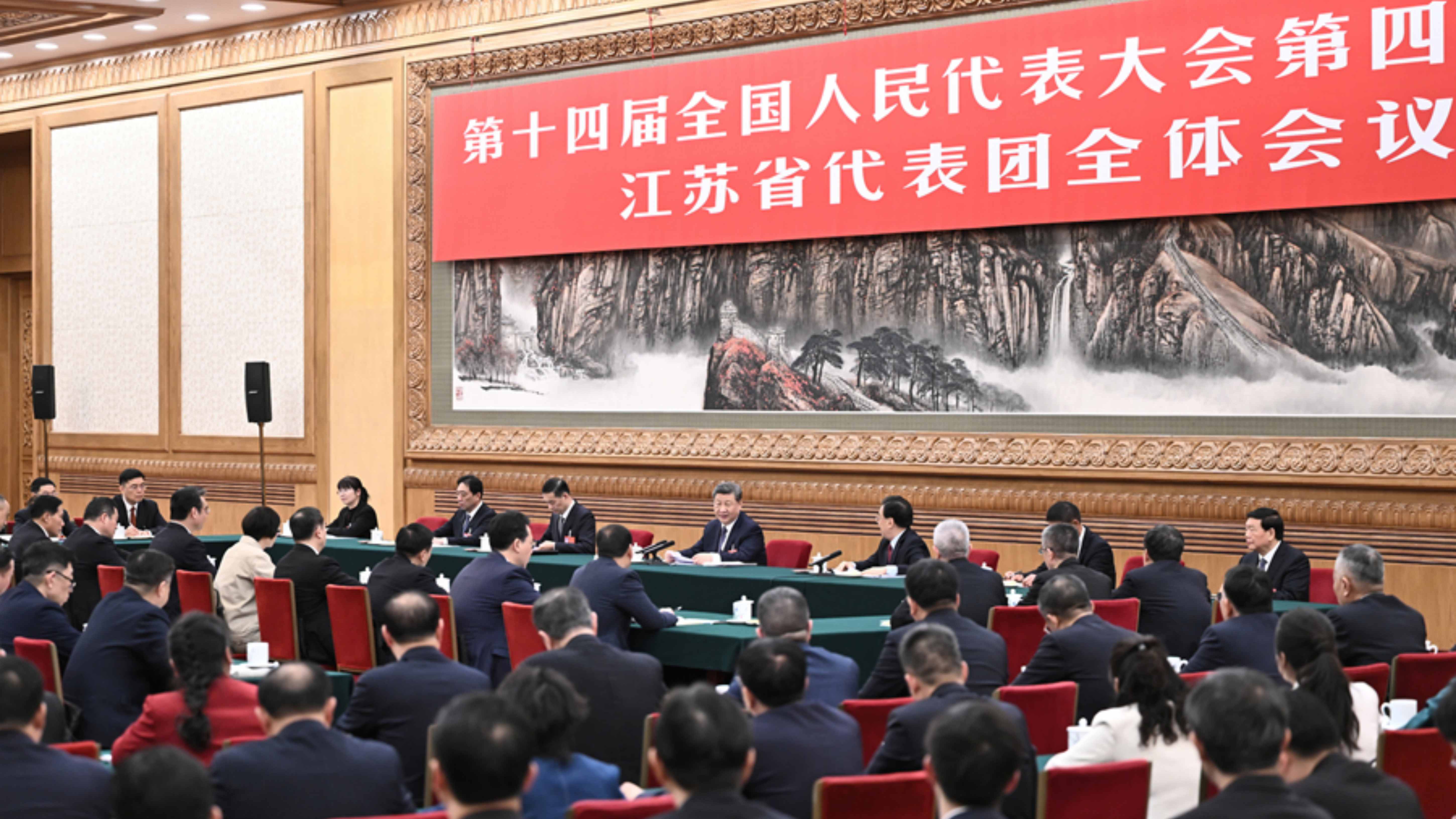 习近平参加江苏代表团审议